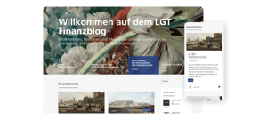 Blogseiten in mobiler und Desktop-Ansicht